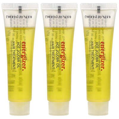 صورة منتج Hobe Labs Hobe Labs Energizer Hot Jojoba Oil Hair Treatment 3 Reclosable Tubes بحجم 3 count