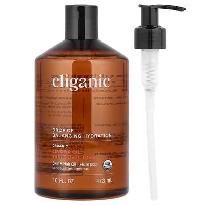 صورة منتج Cliganic Cliganic Organic Jojoba Oil for Oily Combination Skin 16 Fl Oz 473 Ml بحجم 473 مل