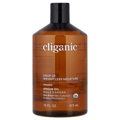 صورة منتج Cliganic Cliganic Drop of Weightless Moisture Organic Argan Oil 16 Fl Oz 473 Ml بحجم 473 مل