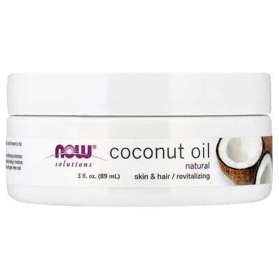 صورة منتج NOW Foods Now Foods Solutions Coconut Oil Natural بحجم 89 مل