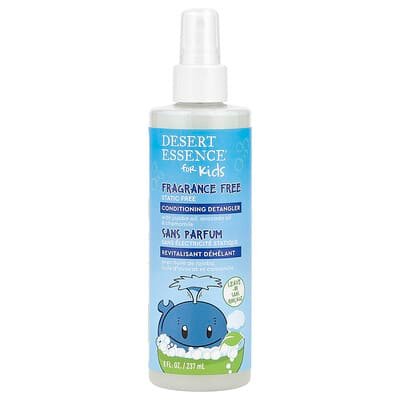 صورة منتج Desert Essence Desert Essence Kids Conditioning Detangler Fragrance Free بحجم 237 مل