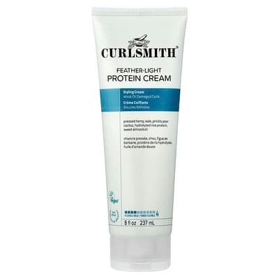 صورة منتج Curlsmith Curlsmith Feather Light Protein Cream Flexible Hold Weak Or Damaged Curls بحجم 237 مل