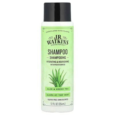 صورة منتج J R Watkins J R Watkins Shampoo Aloe Green Tea 12 Fl Oz 354 Ml بحجم 354