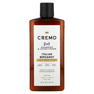 صورة منتج Cremo Cremo 2-in-1 Shampoo Conditioner Italian Bergamot بحجم 473