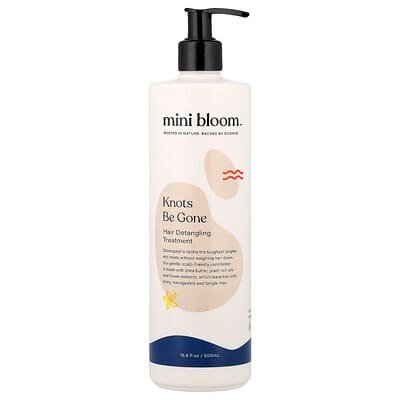 صورة منتج Mini Bloom Mini Bloom Knots Be Gone Hair Detangling Treatment 16 6 Fl Oz 500 Ml بحجم 500 مل