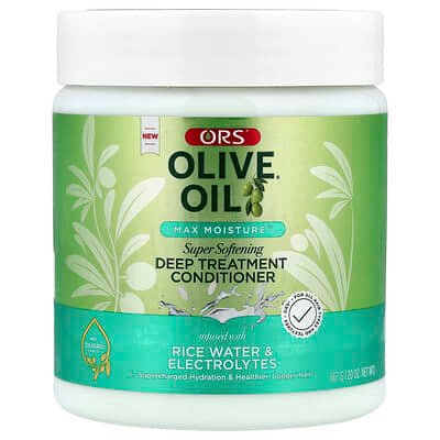 صورة منتج ORS Ors Olive Oil Max Moisture Super Softening Deep Treatment Conditioner for All Hair Types and Textures 20 Oz 567 G بحجم 567