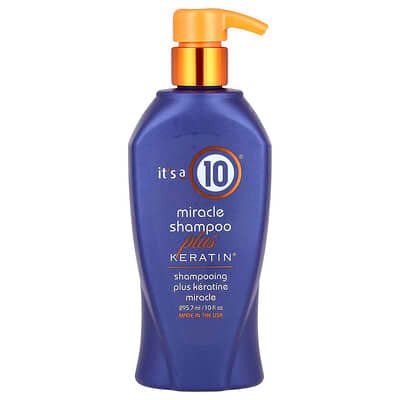 صورة منتج It's a 10 It S A 10 Miracle Shampoo Plus Keratin 10 Fl Oz 295 7 Ml بحجم 295.7