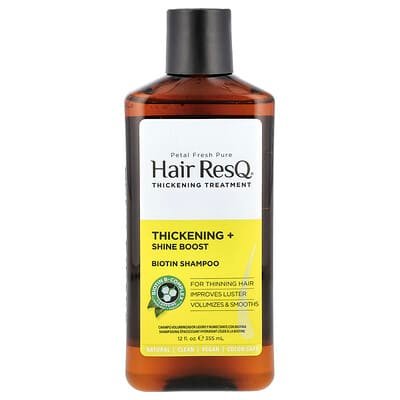 صورة منتج Petal Fresh Petal Fresh Hair Resq Biotin Shampoo Thickening Shine Boost 12 Fl Oz 355 Ml بحجم 355 مل