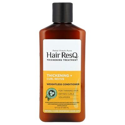 صورة منتج Petal Fresh Petal Fresh Hair Resq Weightless Conditioner Thickening Curl Revive 12 Fl Oz 355 Ml بحجم 355