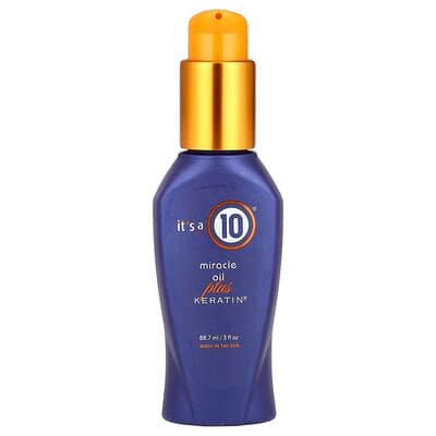 صورة منتج It's a 10 It S A 10 Miracle Oil Plus Keratin 3 Fl Oz 88 7 Ml بحجم 88.7 مل