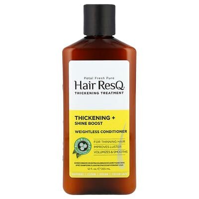 صورة منتج Petal Fresh Petal Fresh Hair Resq Thickening Treatment Weightless Conditioner for Thinning Hair 12 Fl Oz 355 Ml بحجم 355