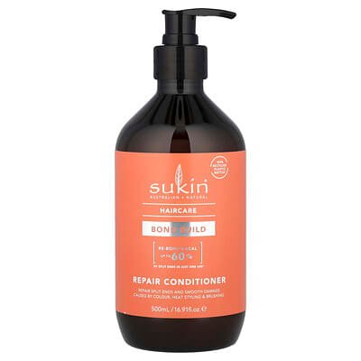 صورة منتج Sukin Sukin Haircare Bond Build Repair Conditioner 16 91 Fl Oz 500 Ml بحجم 500 مل