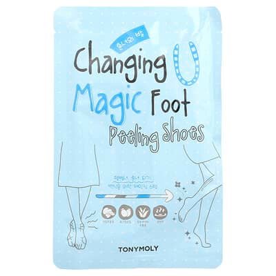 صورة منتج TonyMoly Tonymoly Changing U Magic Foot Peeling Shoes 1 Pair 0 60 Oz 17 G Each بحجم 1 count