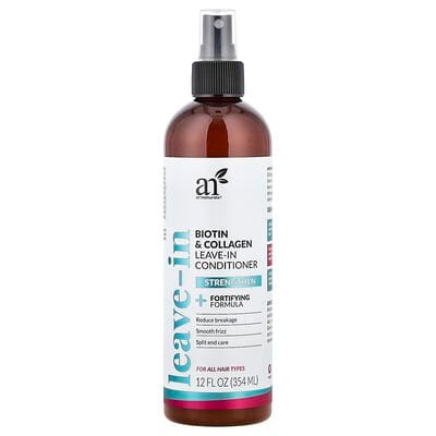 صورة منتج artnaturals Artnaturals Biotin Collagen Leave in Conditioner for All Hair Types 12 Fl Oz 354 Ml بحجم 354.882 مل
