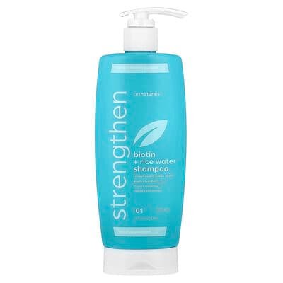 صورة منتج artnaturals Artnaturals Biotin Rice Water Strengthen Shampoo for Men and Women Step 01 16 Fl Oz 473 Ml بحجم 453 جم