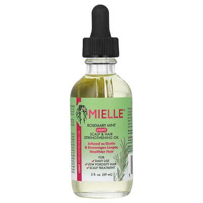 صورة منتج Mielle Mielle Light Scalp Hair Strengthening Oil Rosemary Mint 2 Fl Oz 59 Ml بحجم 59 مل