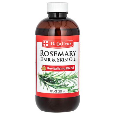 صورة منتج De La Cruz De La Cruz Rosemary Hair Skin Oil 8 Fl Oz 236 Ml بحجم 236 مل