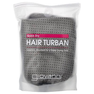صورة منتج Giovanni Giovanni Quick Dry Hair Turban 1 Hair Turban بحجم 1 count