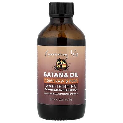 صورة منتج Sunny Isle Sunny Isle 100 Raw Pure Anti Thinning Batana Oil 4 Fl Oz 118 3 Ml بحجم 118.3 مل