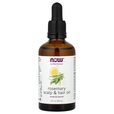 صورة منتج NOW Foods Now Foods Solutions Rosemary Scalp Hair Oil بحجم 59.147 مل