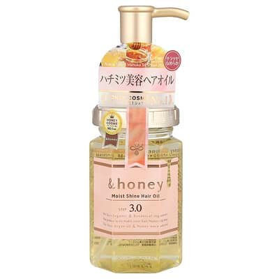 صورة منتج &honey Honey Moist Shine Hair Oil Bulgarian Fairy Rose Honey بحجم 96 جم