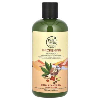 صورة منتج Petal Fresh Petal Fresh Pure Thickening Shampoo Biotin Castor Oil With Caffeine بحجم 475 مل