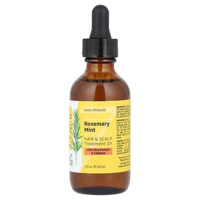 صورة منتج Seven Minerals Seven Minerals Rosemary Mint Hair Scalp Treatment Oil With Rice Protein Caffeine بحجم 60 مل