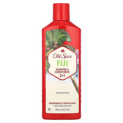 صورة منتج Old Spice Old Spice 2-in-1 Shampoo Conditioner Fiji With Coconut بحجم 400 مل