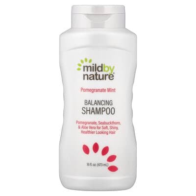 صورة منتج Mild By Nature Mild By Nature Pomegranate Mint Balancing Shampoo 16 Fl Oz 473 Ml بحجم 473 مل