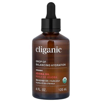 صورة منتج Cliganic Cliganic Organic Jojoba Oil for Oily Combination Skin 4 Fl Oz 120 Ml بحجم 120 مل