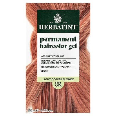صورة منتج Herbatint Herbatint Permanent Haircolor Gel 8r Light Copper Blonde بحجم 5 count