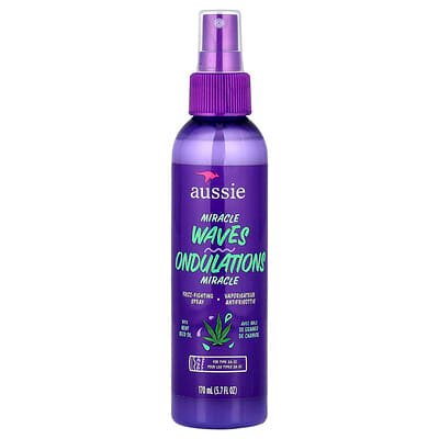 صورة منتج Aussie Aussie Miracle Waves Frizz Fighting Spray 5 7 Fl Oz 170 Ml بحجم 170