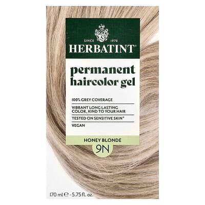 صورة منتج Herbatint Herbatint Permanent Haircolor Gel 9n Honey Blonde 5 75 Fl Oz 170 Ml بحجم 5 count